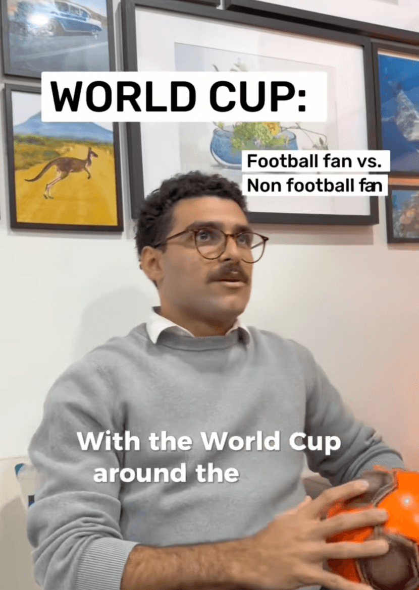 WORLD CUP: Football fan vs. Non football fan ⚽️ #worldcup #experteducation